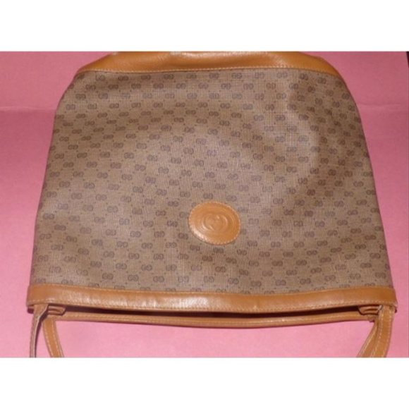 Gucci Browns Bucket Bag Micro Guccissima Coated Canvas Leather Small G Print - Picture 4 of 8